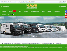 Tablet Screenshot of klaja.pl